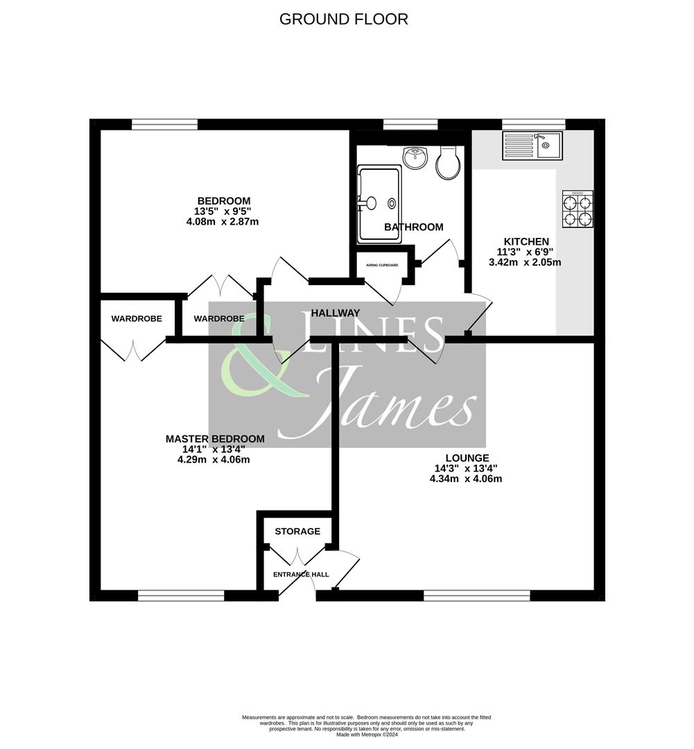 Floorplan for Oakhill Road, Horsham